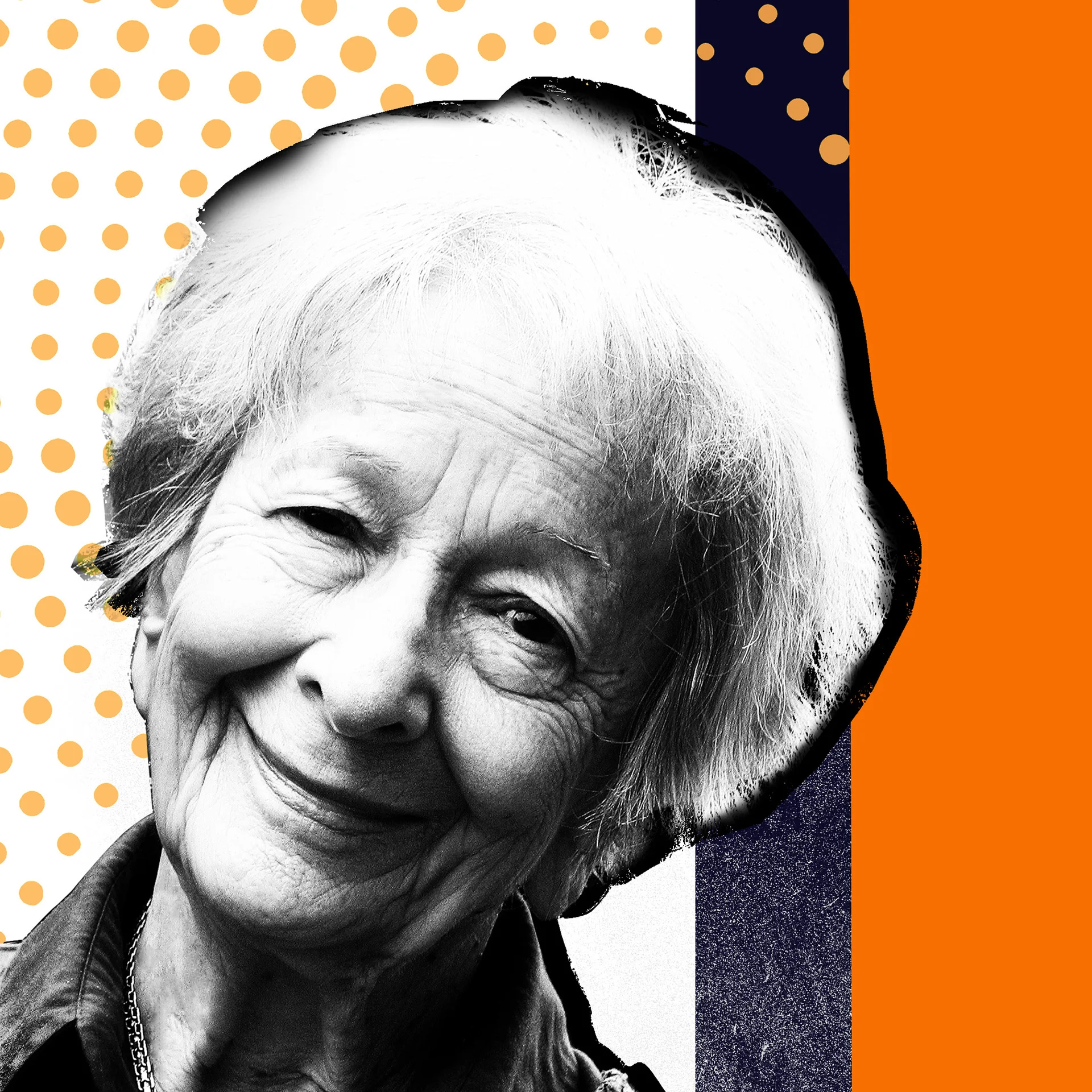 Zdjęcie przedstawia wizerunek Wisławy Szymborskiej 