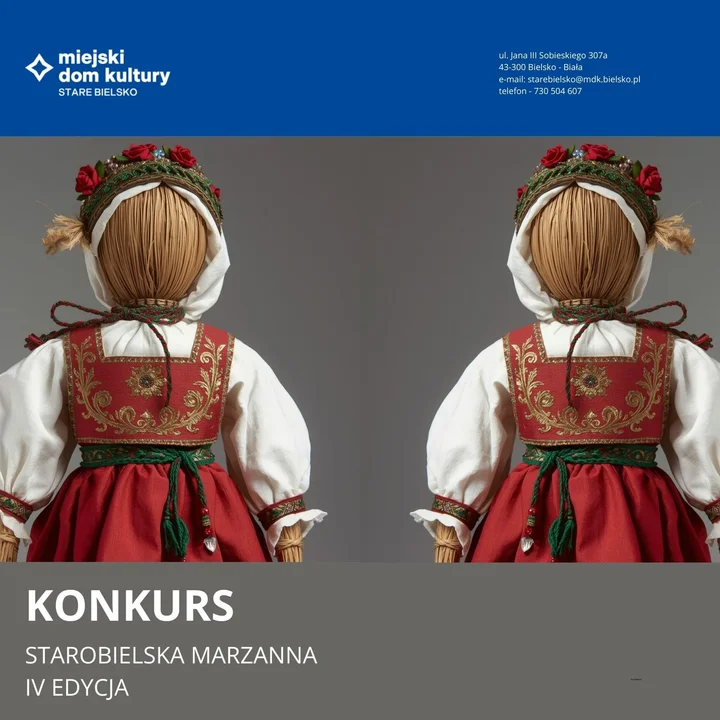 Dwie Marzanny w czerwonych sukienkach