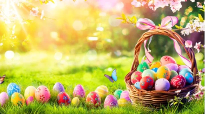 zdjęcie przedstawia koszyk wielkanocny