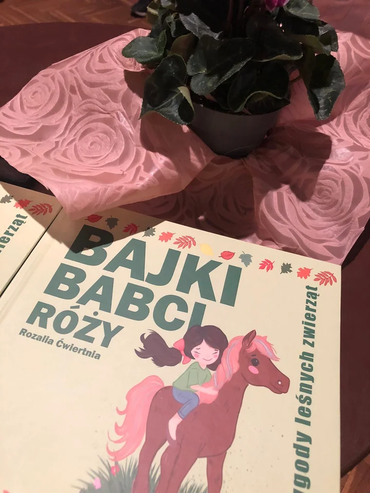 książka  - bajki i kwiaty 